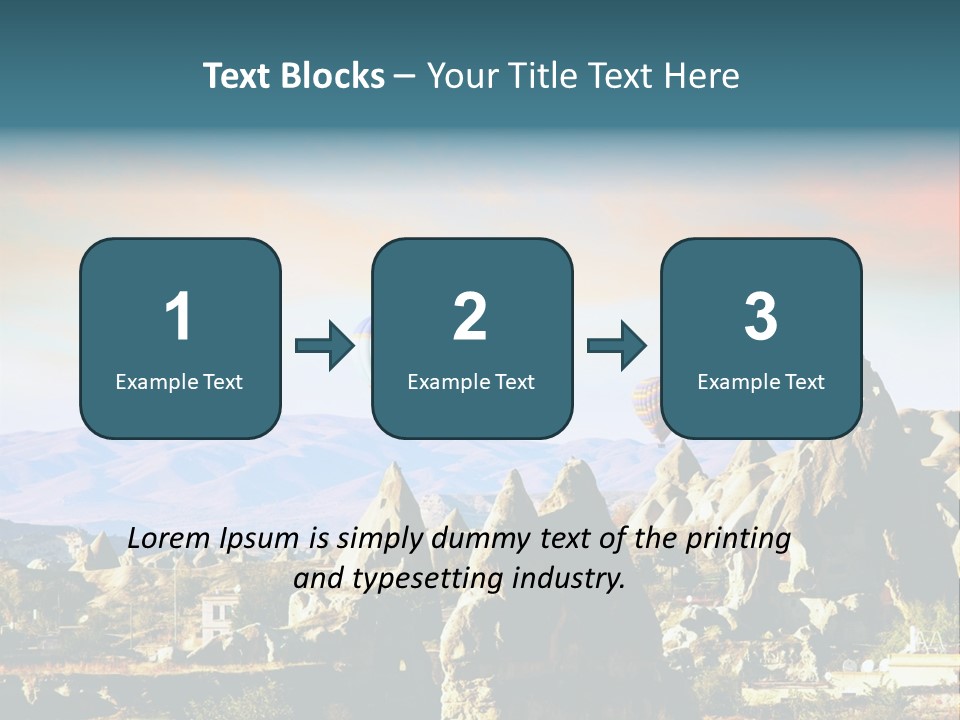 Turkey Limestone Sandstone PowerPoint Template