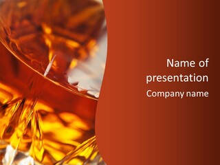 Amber Macro Nobody PowerPoint Template