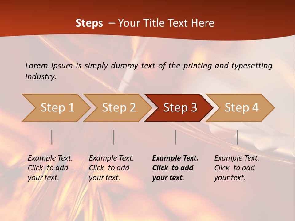 Amber Macro Nobody PowerPoint Template