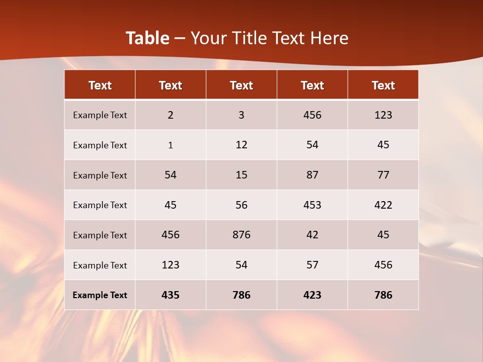 Amber Macro Nobody PowerPoint Template