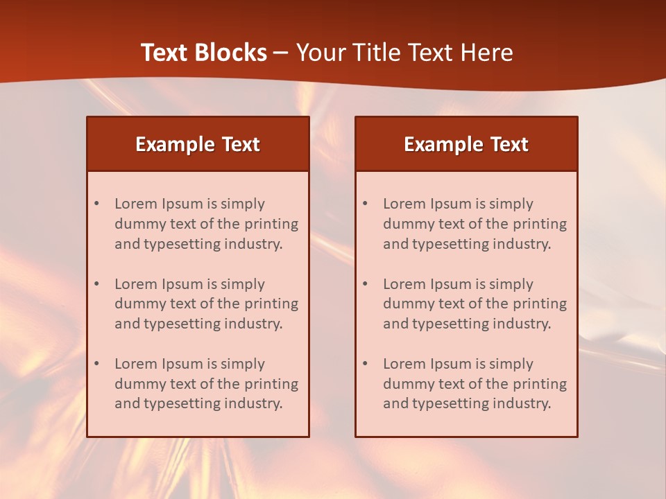 Amber Macro Nobody PowerPoint Template