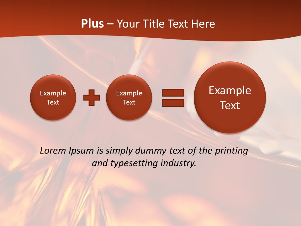 Amber Macro Nobody PowerPoint Template