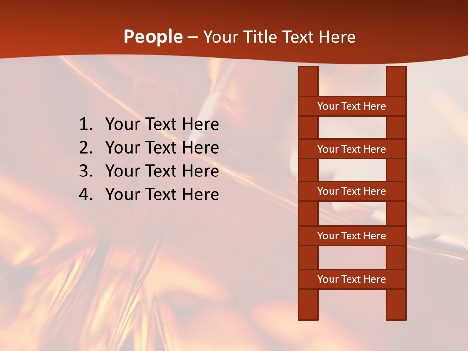 Amber Macro Nobody PowerPoint Template