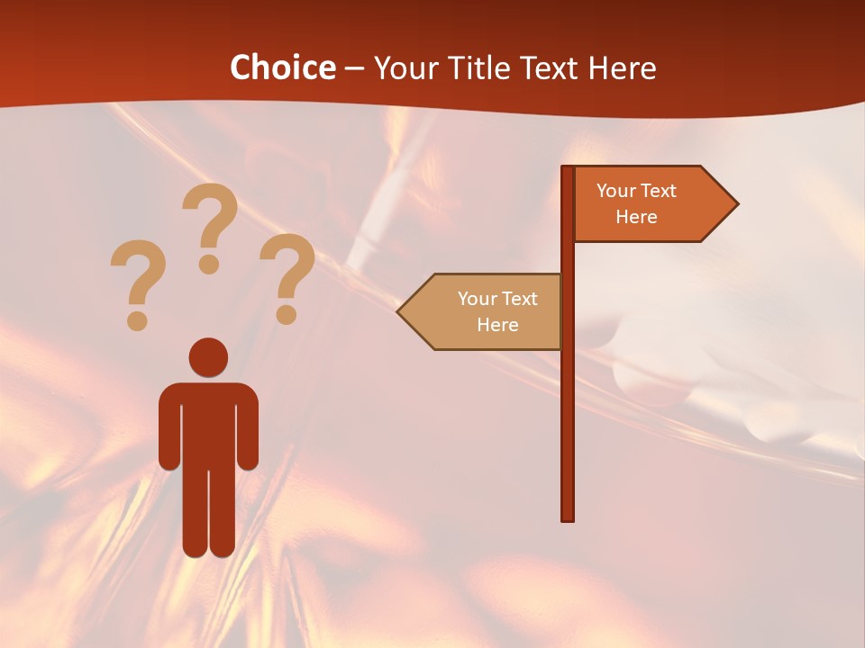 Amber Macro Nobody PowerPoint Template