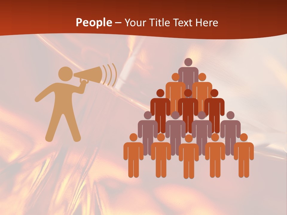 Amber Macro Nobody PowerPoint Template