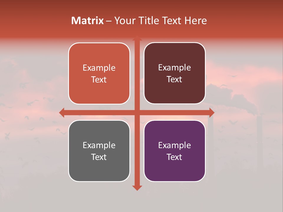 Well Bituminous Rig PowerPoint Template