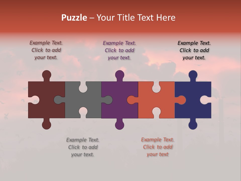 Well Bituminous Rig PowerPoint Template