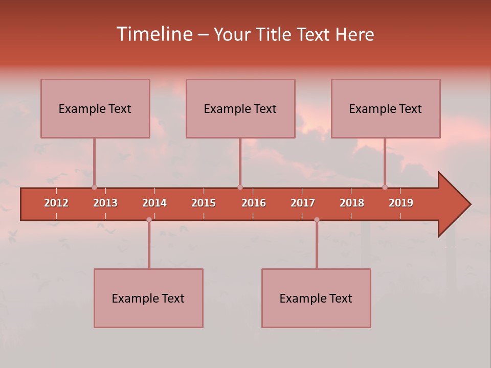 Well Bituminous Rig PowerPoint Template