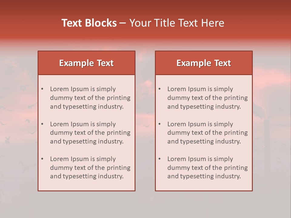 Well Bituminous Rig PowerPoint Template