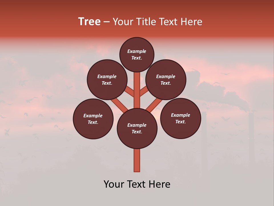 Well Bituminous Rig PowerPoint Template