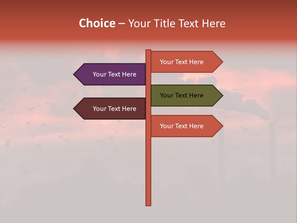 Well Bituminous Rig PowerPoint Template