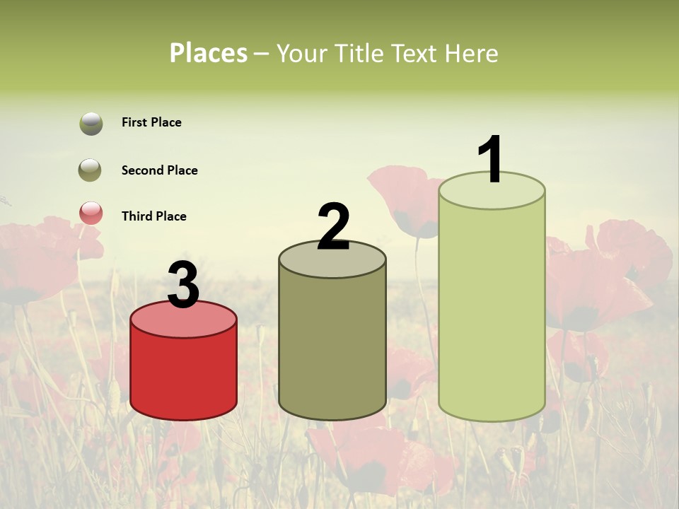 Blue View Bloom PowerPoint Template