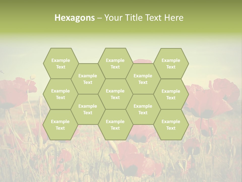 Blue View Bloom PowerPoint Template