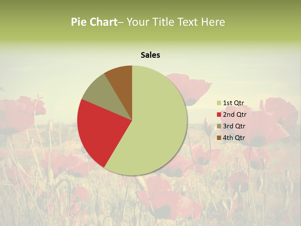 Blue View Bloom PowerPoint Template