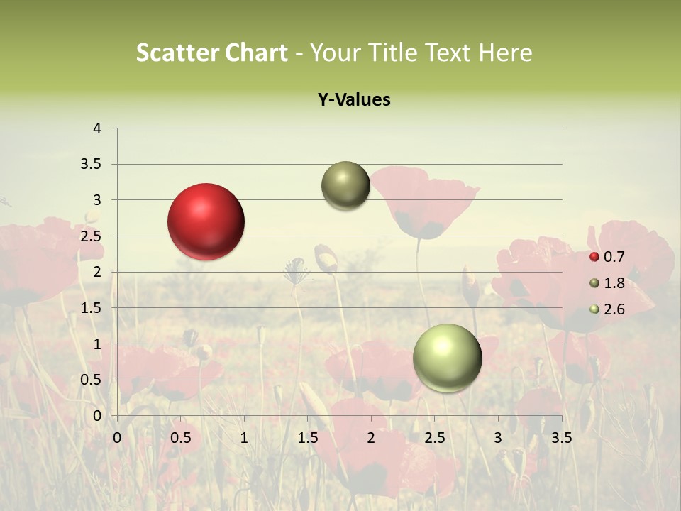 Blue View Bloom PowerPoint Template