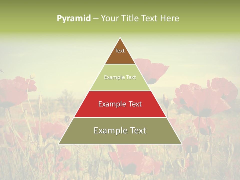 Blue View Bloom PowerPoint Template