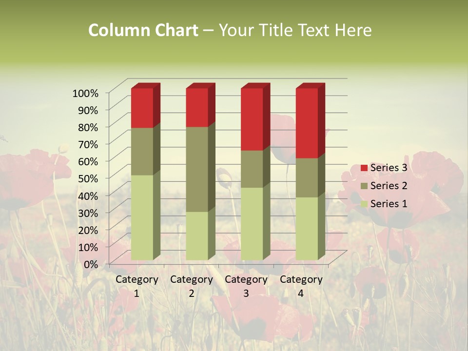 Blue View Bloom PowerPoint Template
