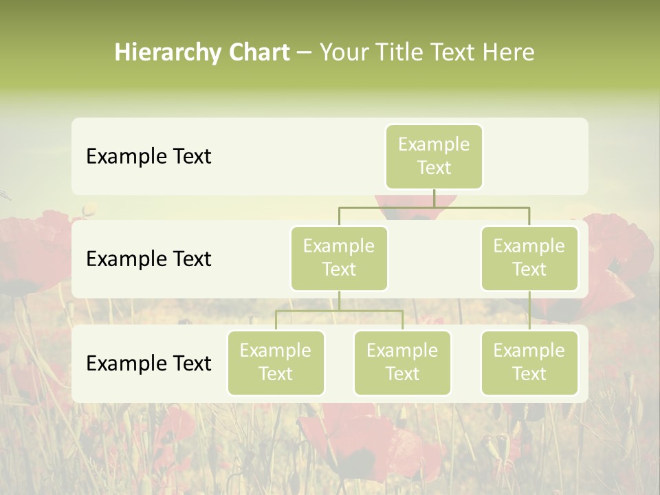 Blue View Bloom PowerPoint Template
