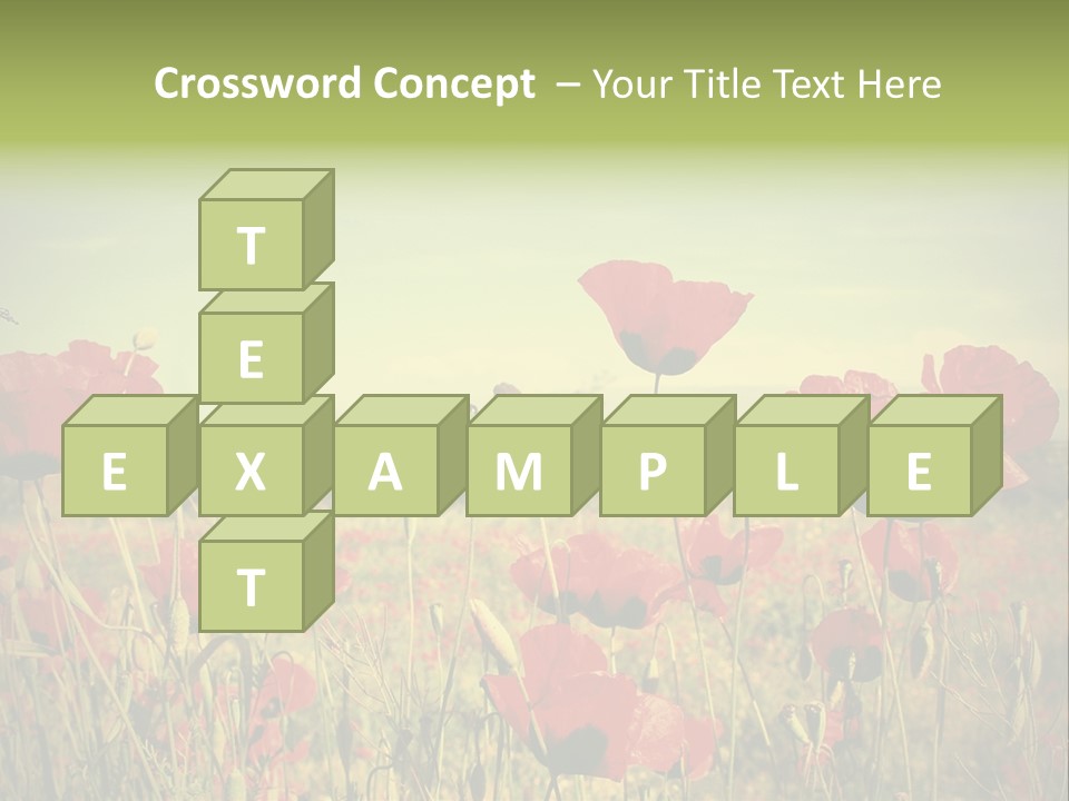 Blue View Bloom PowerPoint Template