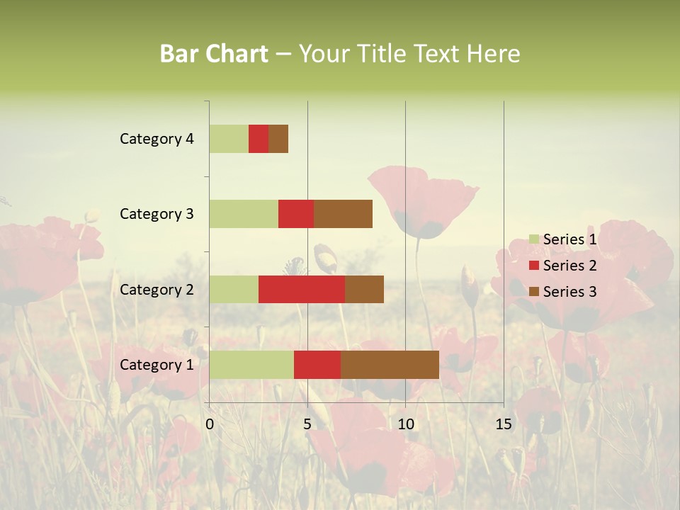 Blue View Bloom PowerPoint Template