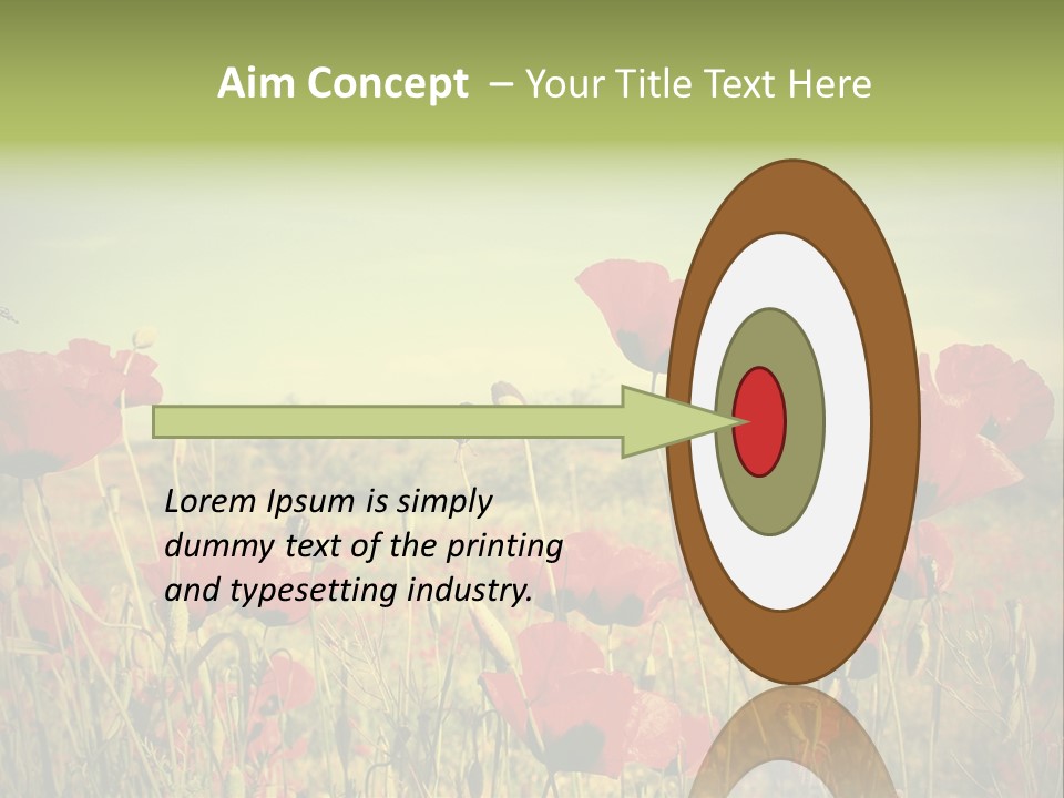 Blue View Bloom PowerPoint Template