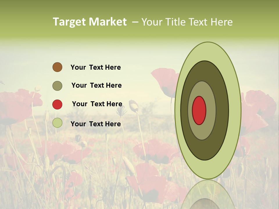 Blue View Bloom PowerPoint Template