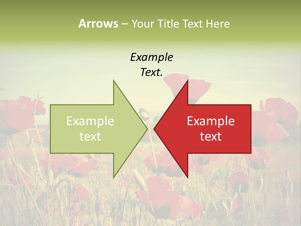 Blue View Bloom PowerPoint Template