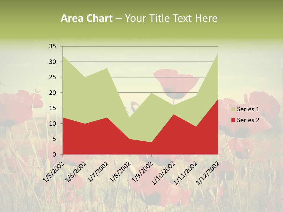 Blue View Bloom PowerPoint Template