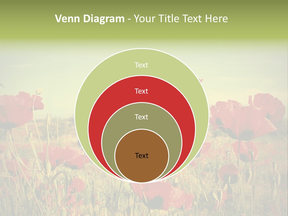 Blue View Bloom PowerPoint Template