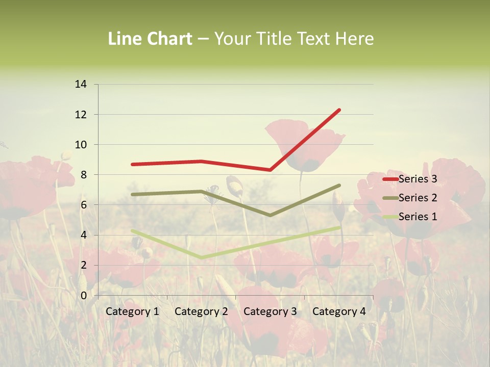 Blue View Bloom PowerPoint Template