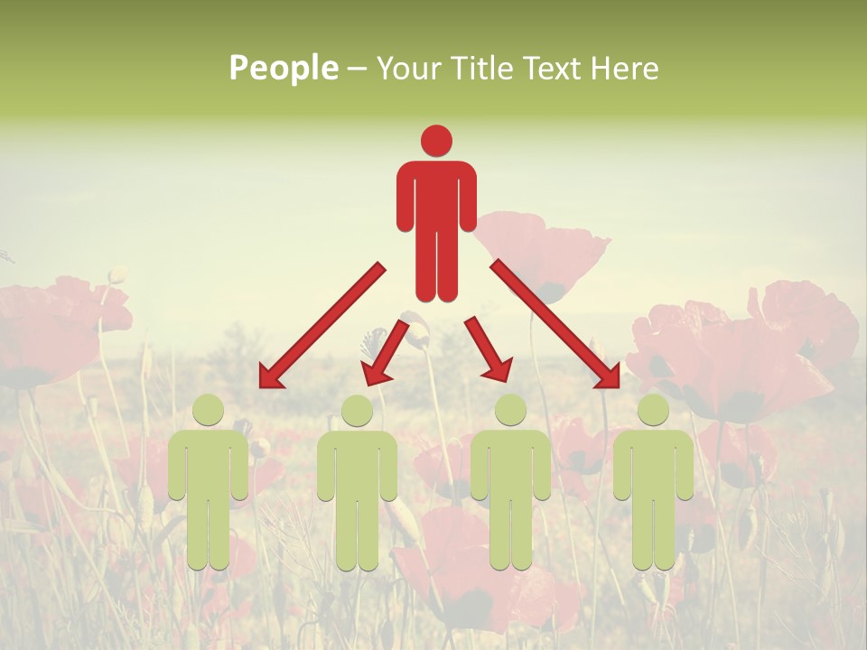 Blue View Bloom PowerPoint Template