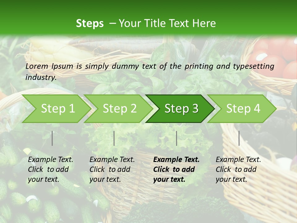 Summer Food Showing PowerPoint Template