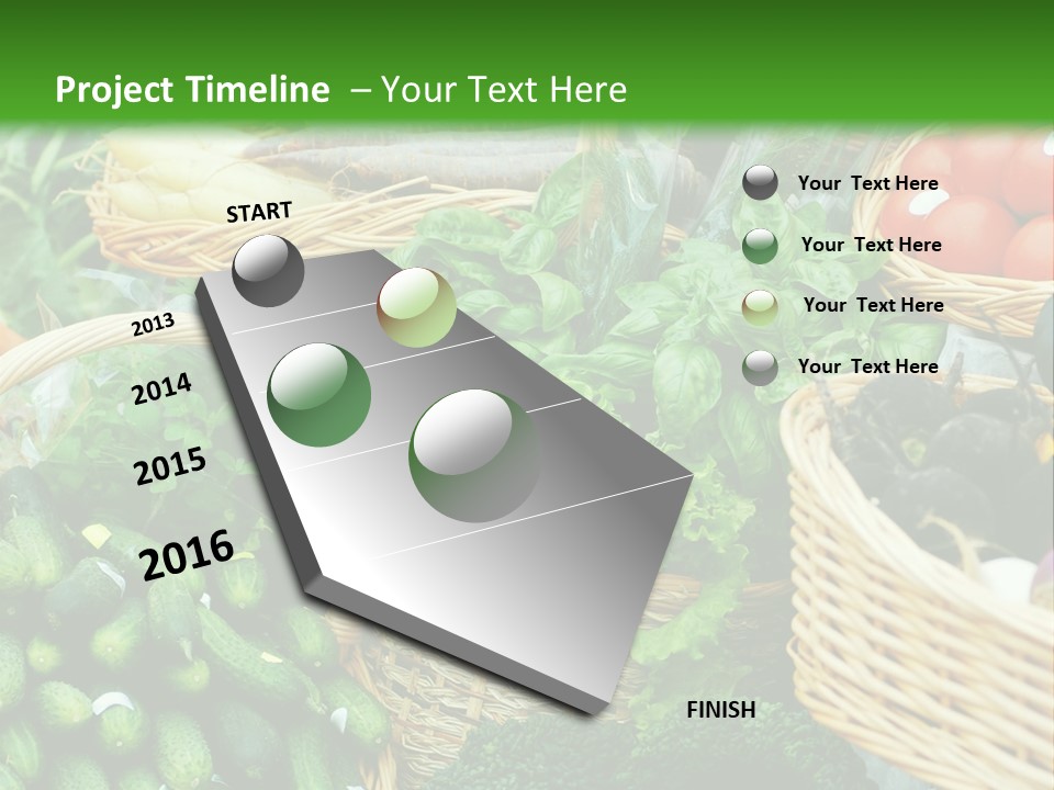 Summer Food Showing PowerPoint Template