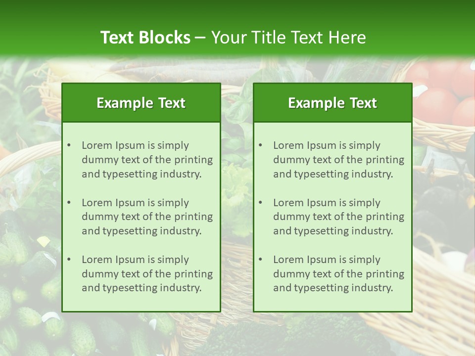 Summer Food Showing PowerPoint Template