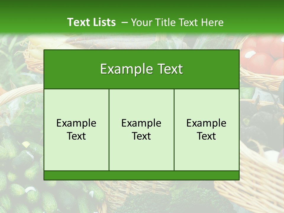 Summer Food Showing PowerPoint Template