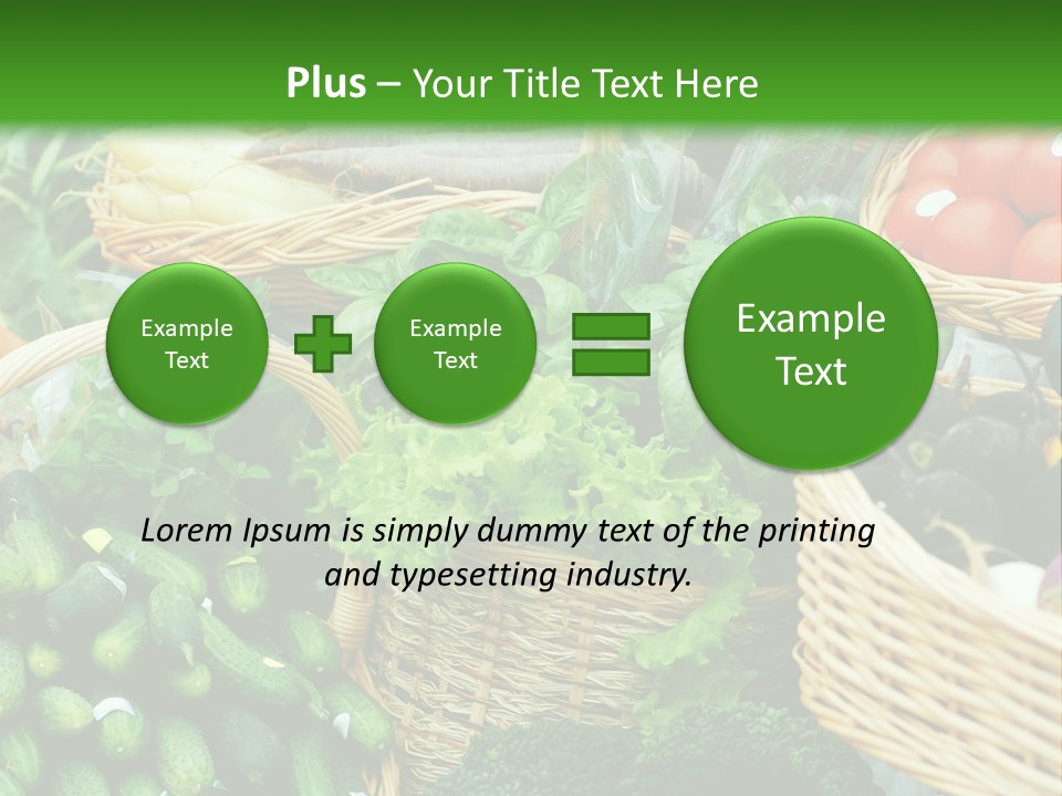 Summer Food Showing PowerPoint Template