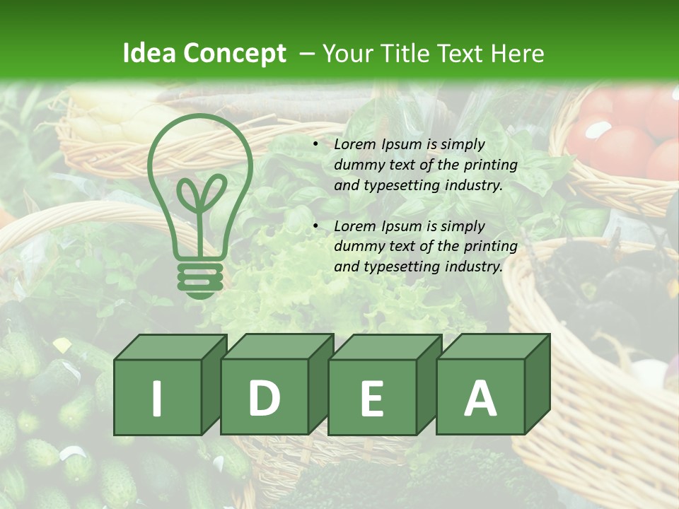 Summer Food Showing PowerPoint Template