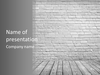 Indoor Grunge Vintage PowerPoint Template