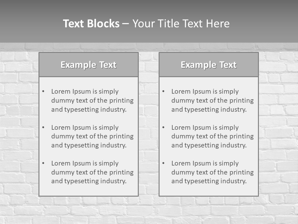 Indoor Grunge Vintage PowerPoint Template