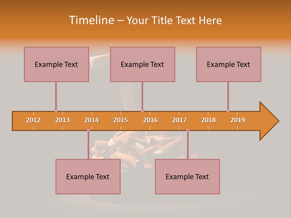 Addiction Heap Bad PowerPoint Template