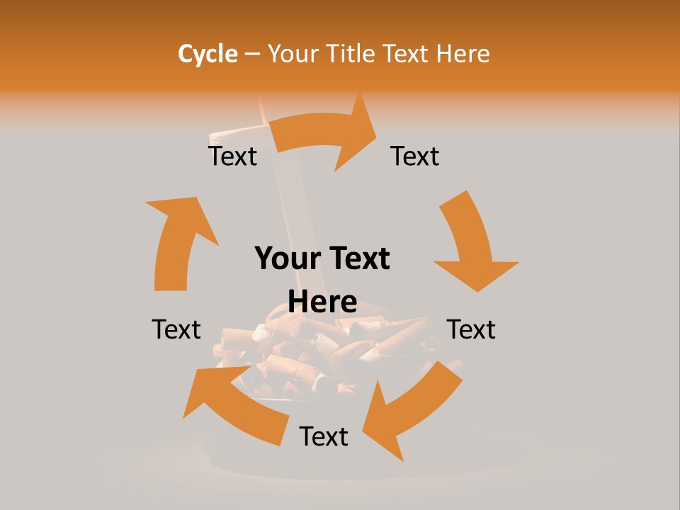 Addiction Heap Bad PowerPoint Template