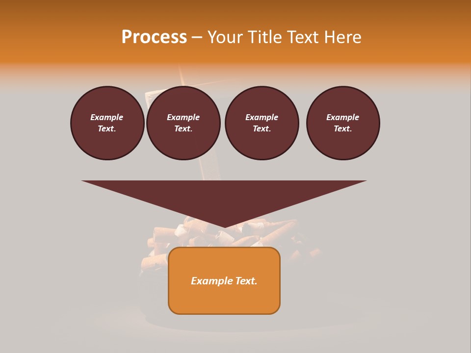 Addiction Heap Bad PowerPoint Template