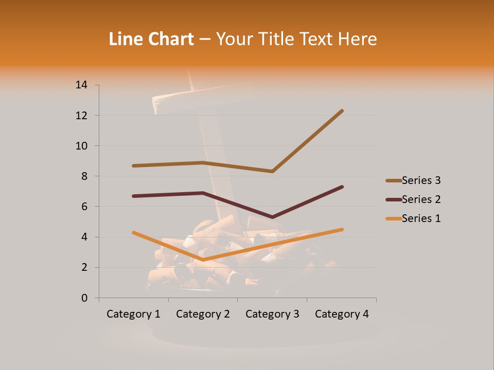 Addiction Heap Bad PowerPoint Template