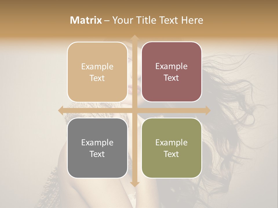 Fashion Forearms Hair PowerPoint Template