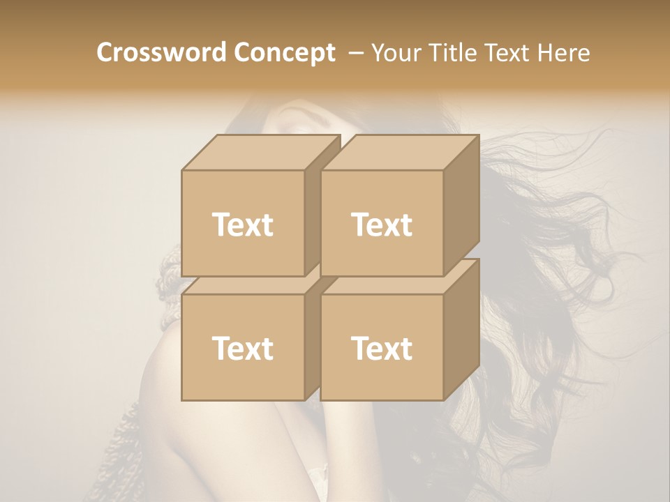Fashion Forearms Hair PowerPoint Template
