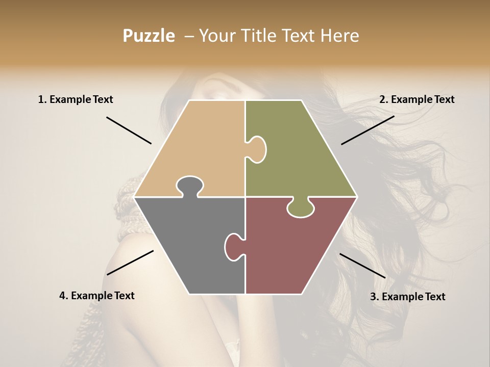 Fashion Forearms Hair PowerPoint Template