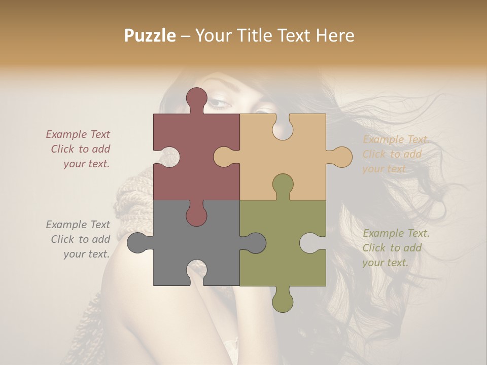 Fashion Forearms Hair PowerPoint Template