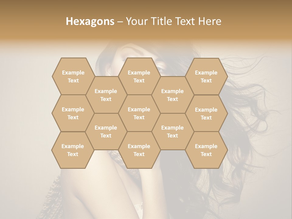 Fashion Forearms Hair PowerPoint Template