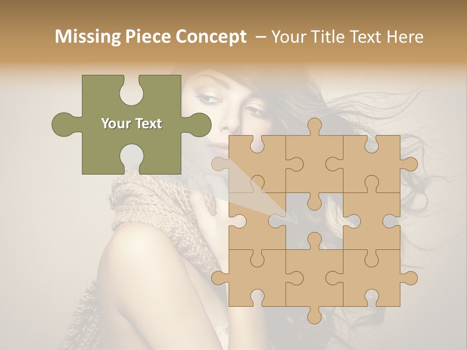 Fashion Forearms Hair PowerPoint Template