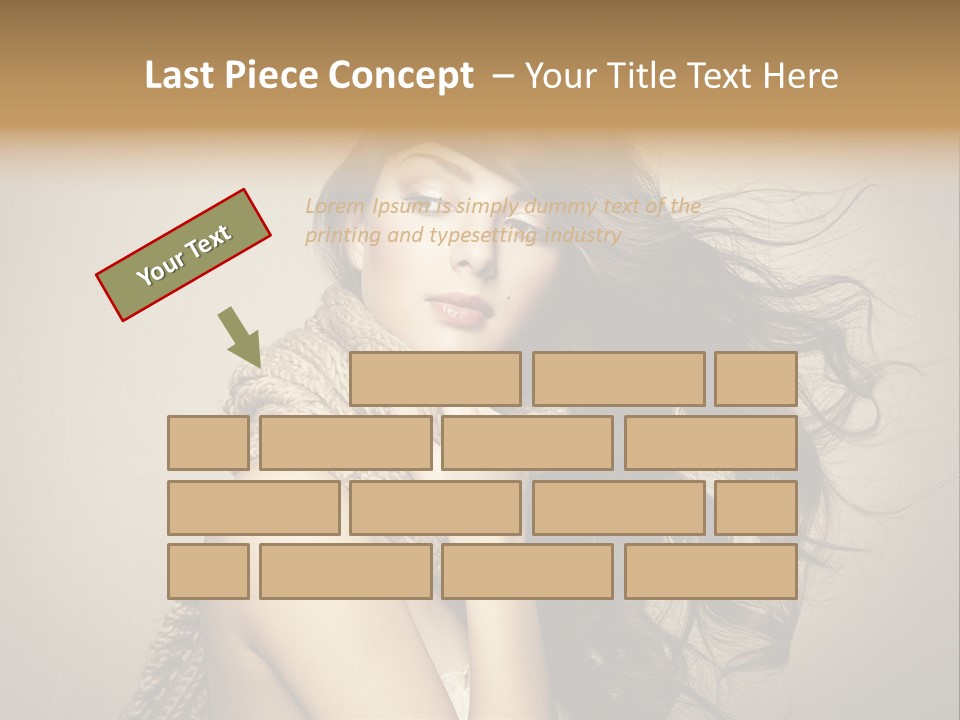 Fashion Forearms Hair PowerPoint Template